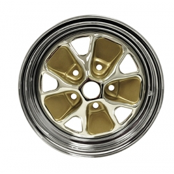Custom Size Rally Wheel 15" x 8" Gold